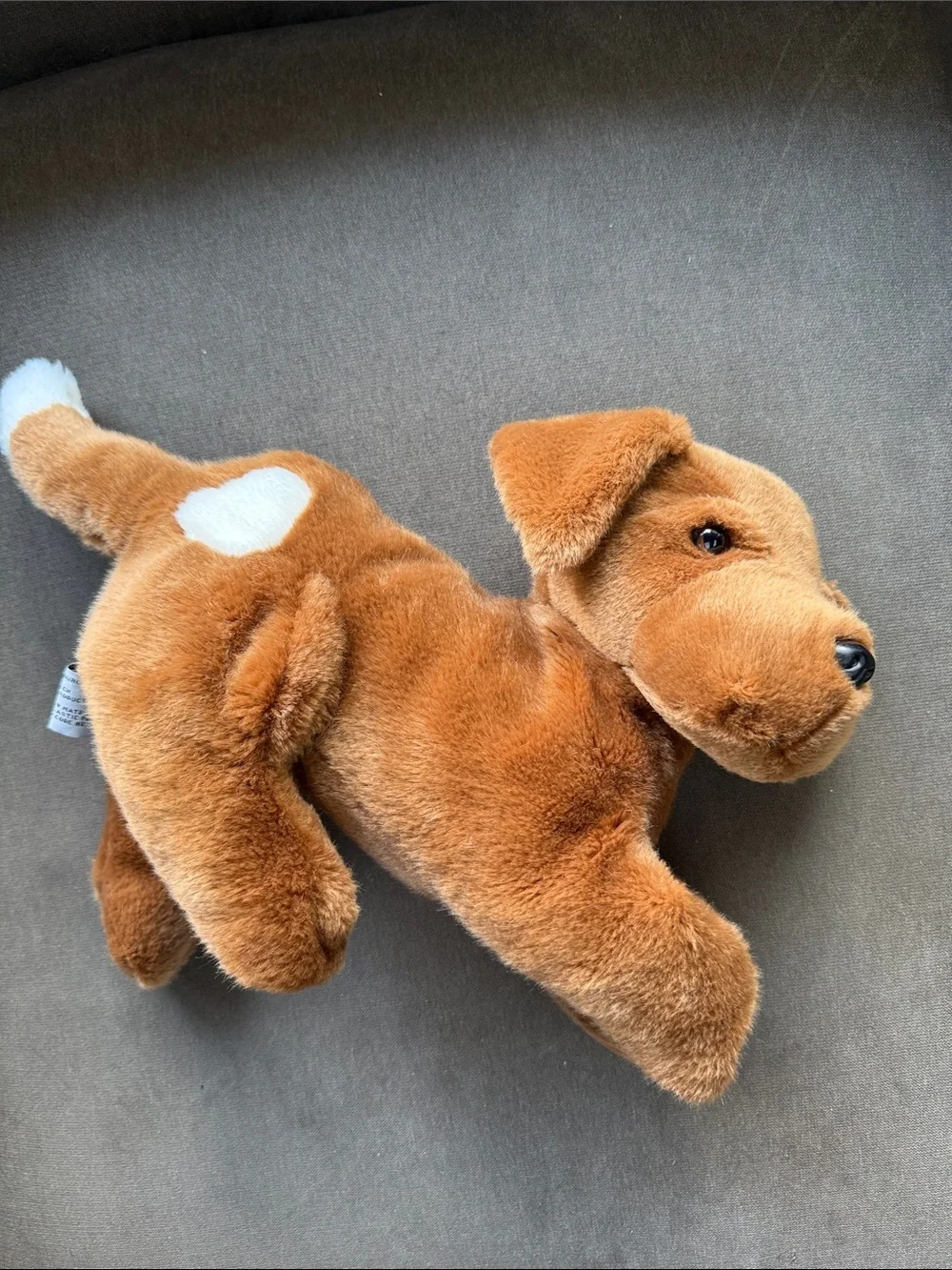 Plush Brown Dog Toy - Soft Stuffed Puppy